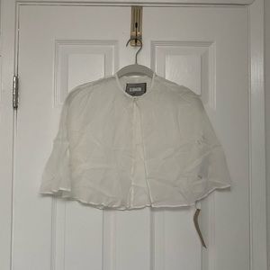 Reformation Viscose Bridal Cape Vedette XS NWT